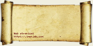 Jasmina Vuković vizit kartica